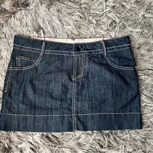 SO WEAR IT DECLARE IT y2k denim miniskirt